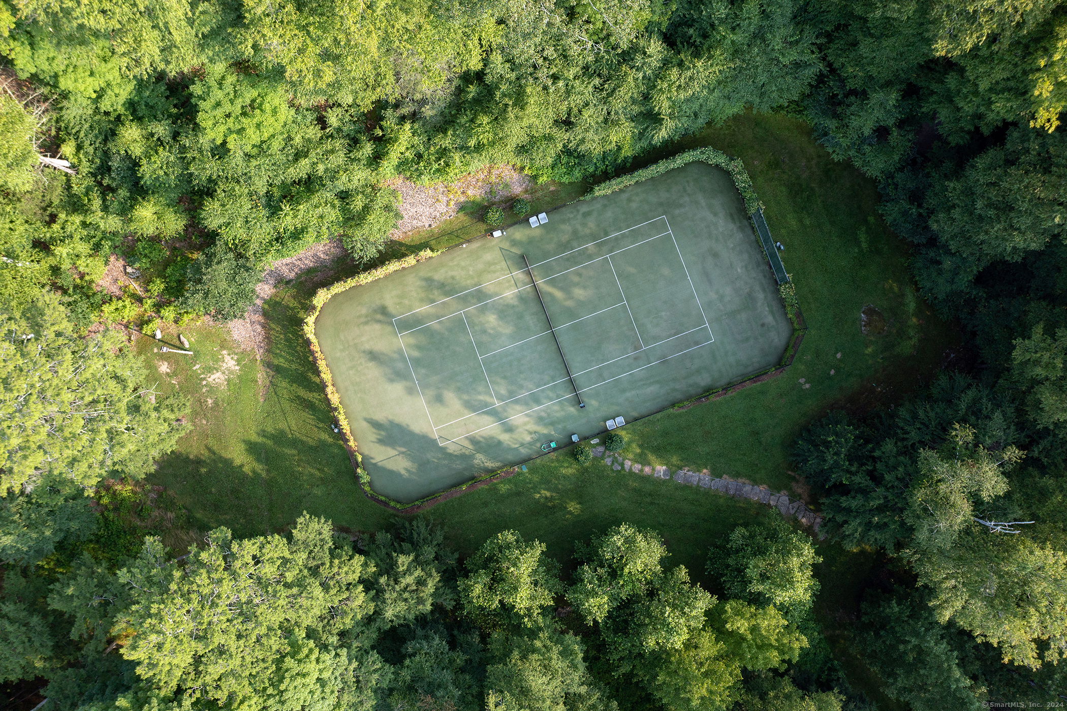 23 Mauwee Brook Road Kent, CT 06757 - Photo 9 of 40 an aerial view of a residential houses with outdoor space and trees all around
