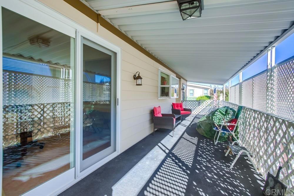 1175 La Moree Road, Unit 52 San Marcos, CA 92078 - Photo 30 of 54 a view of a balcony with furniture