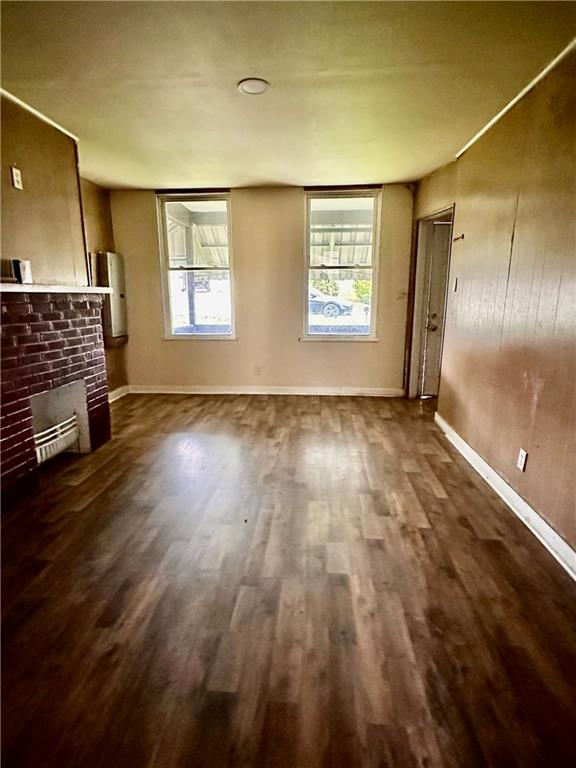 16 3rd Street Charleroi, PA 15022 - Photo 5 of 9 a view of an empty room with glass door and wooden floor