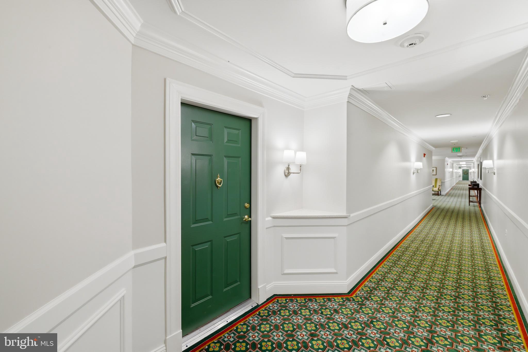 12240 Roundwood Road, Unit 605 Lutherville-Timonium, MD 21093 - Photo 22 of 38 Unit Door Vibrant colors added in recent remodel