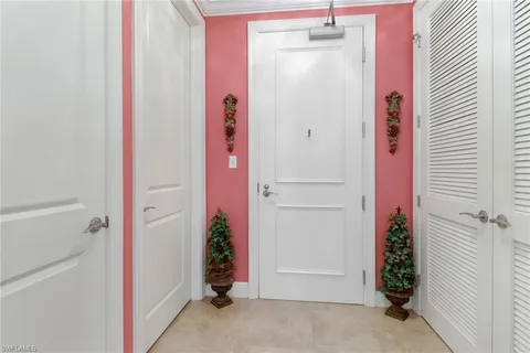 a view of living room and front door