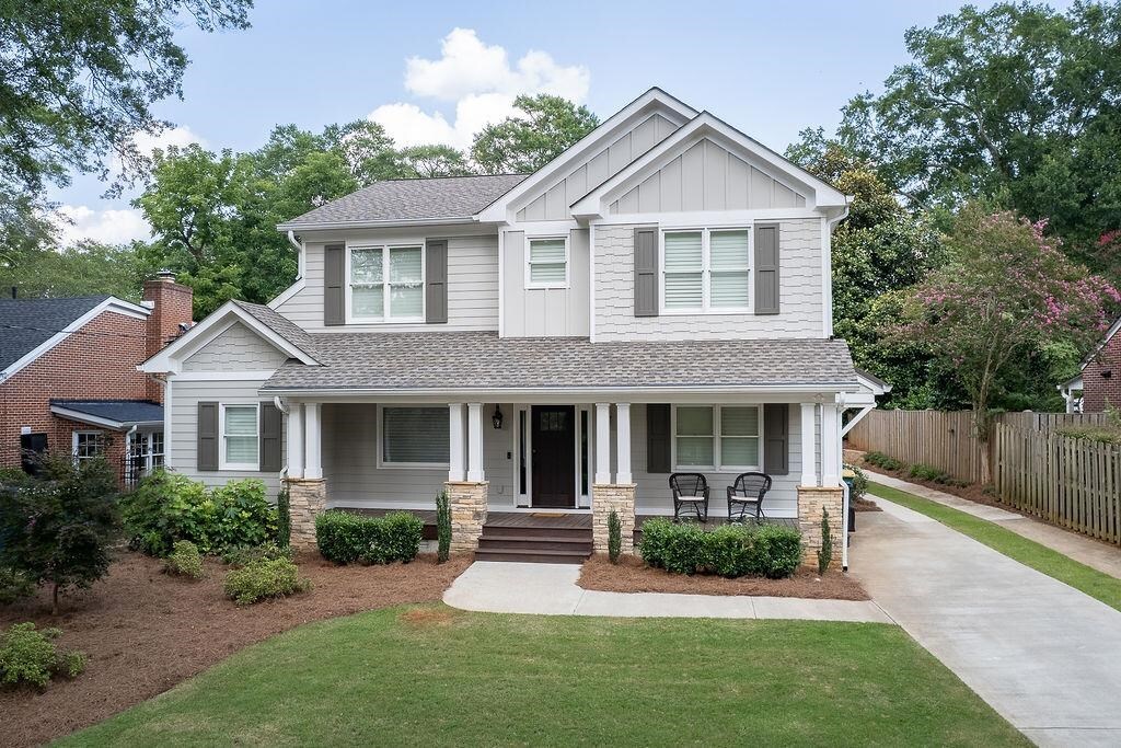 165 Stanton Way Athens, GA 30606 - Photo 1 of 1 a front view of a house with a yard and potted plants
