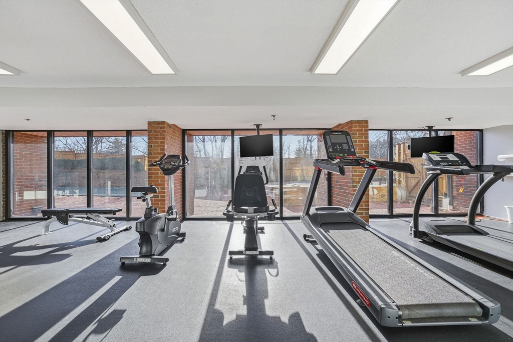 100 Rosemary Way, Unit 324 Needham, MA 02494 - Photo 26 of 27 a view of a room with gym equipment