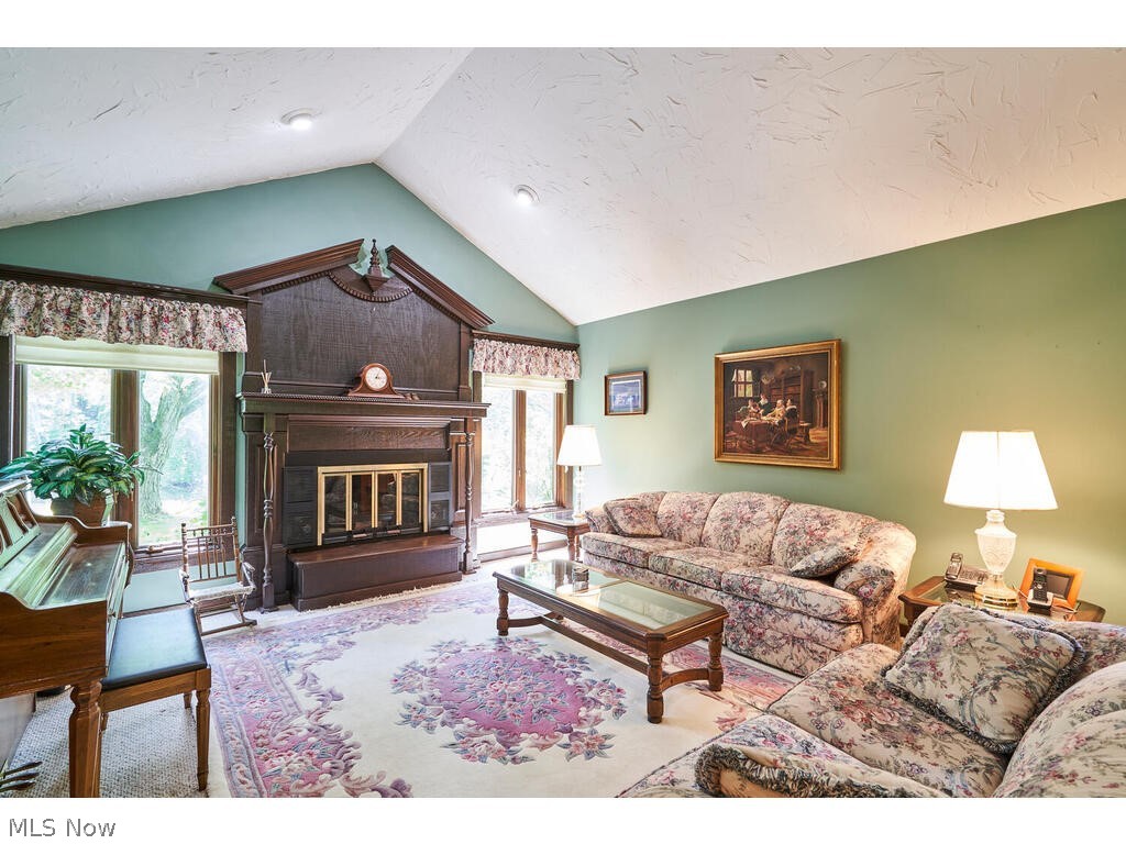 3376 West Bath Road Akron, OH 44333 - Photo 6 of 49 Living room with wood burning fireplace