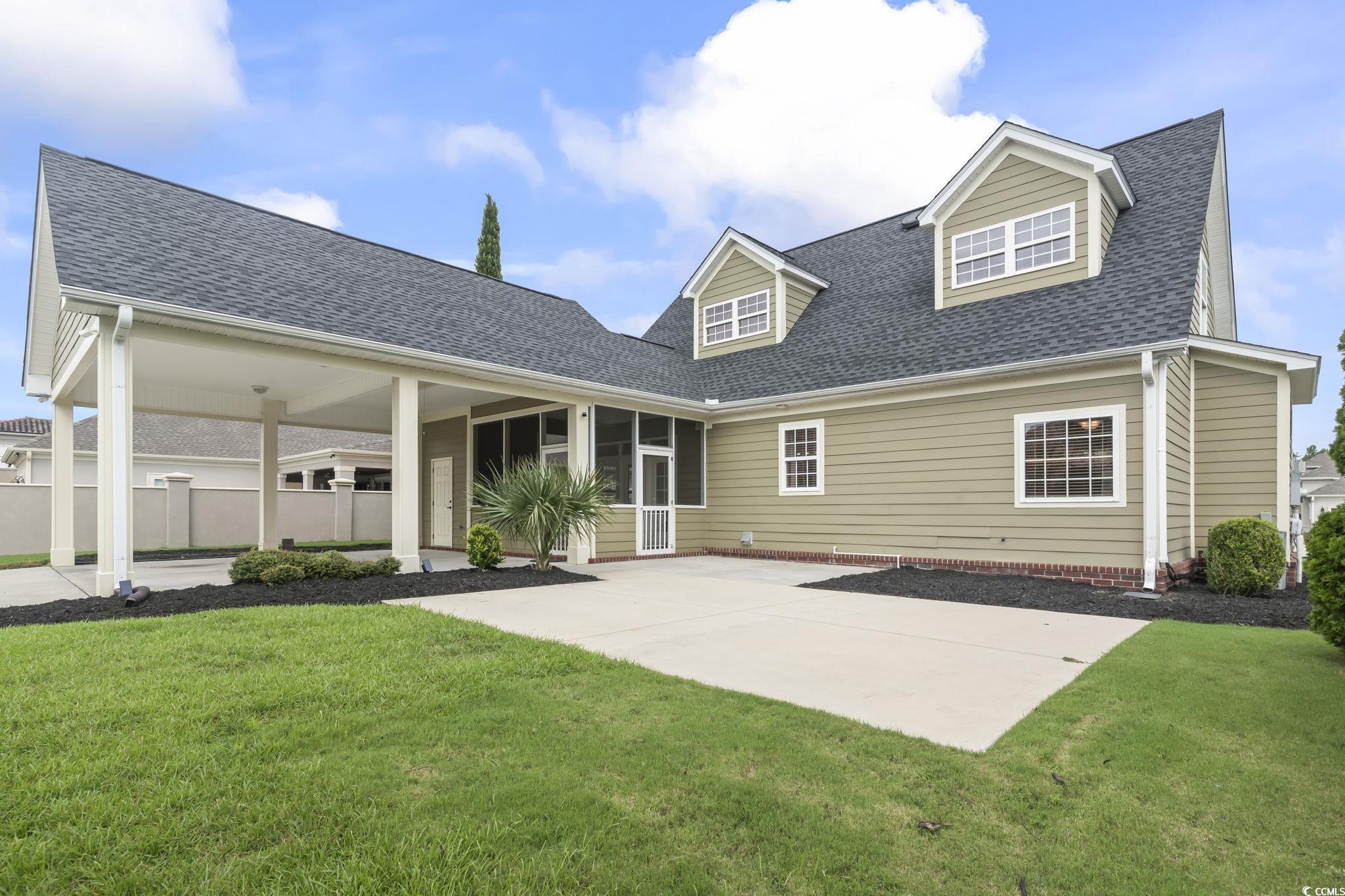 853 Bluffview Drive Myrtle Beach, SC 29579 - Photo 31 of 40 Back of property with a yard