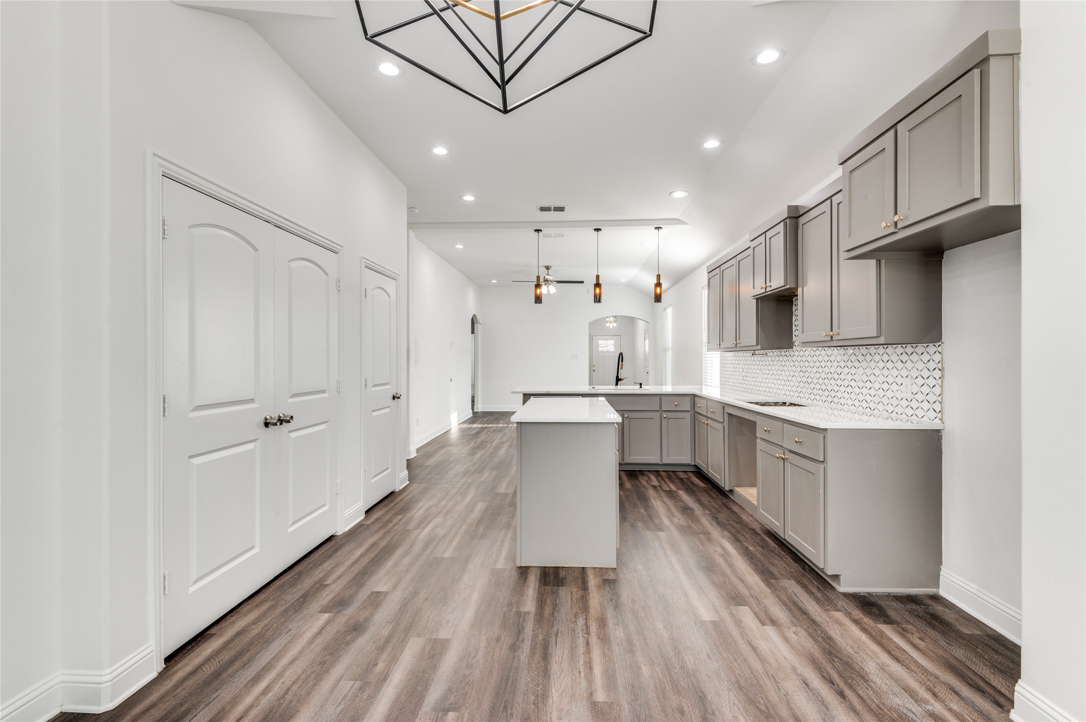 2255 Exeter Avenue Dallas, TX 75216 - Photo 17 of 30 a large kitchen with a lot of counter space