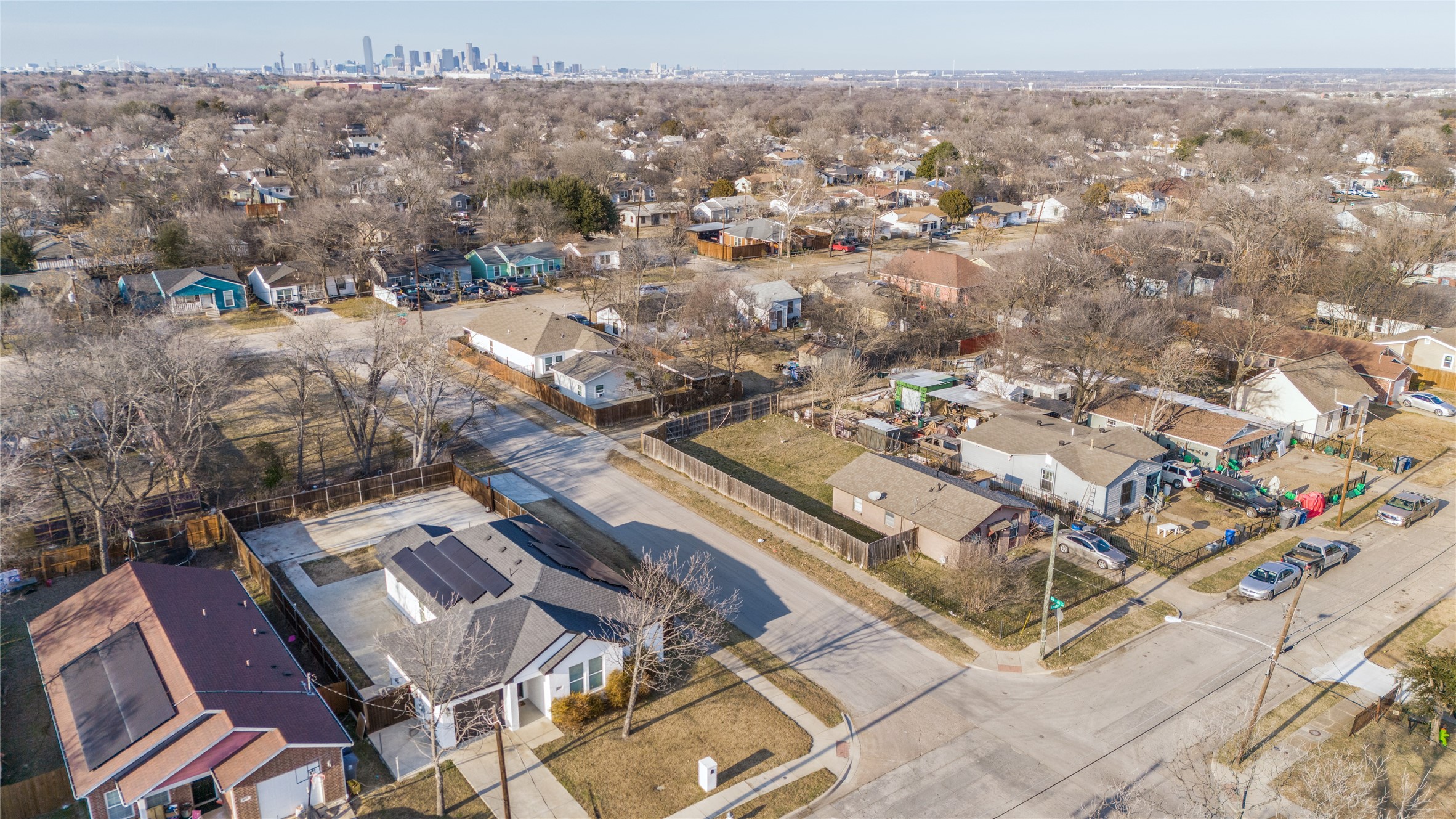 2255 Exeter Avenue Dallas, TX 75216 - Photo 30 of 30 an aerial view of residential house with parking space