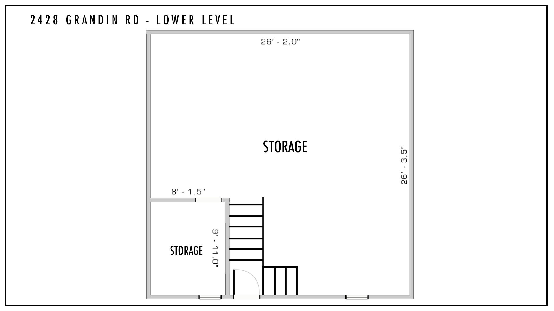 2428 Grandin Road Southwest Roanoke, VA 24015 - Photo 22 of 22 Floorplan-lower