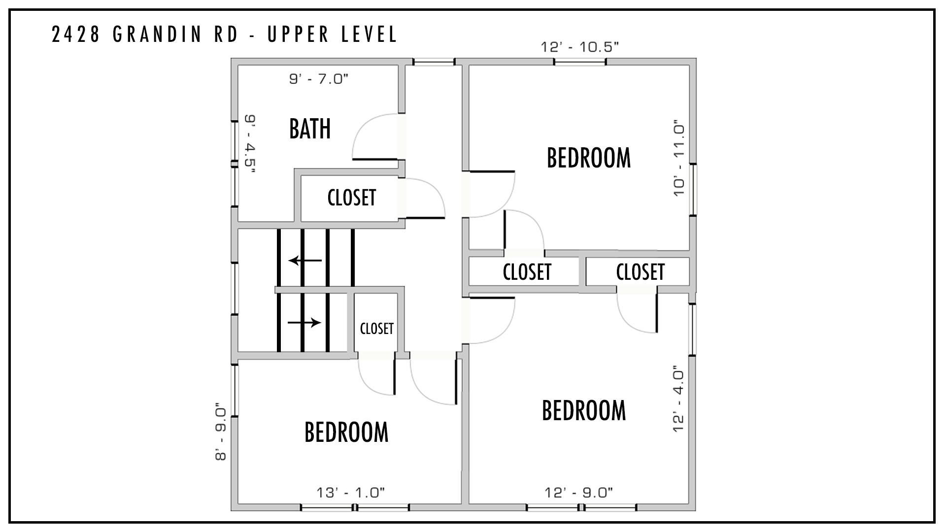 2428 Grandin Road Southwest Roanoke, VA 24015 - Photo 21 of 22 Floorplan-upper
