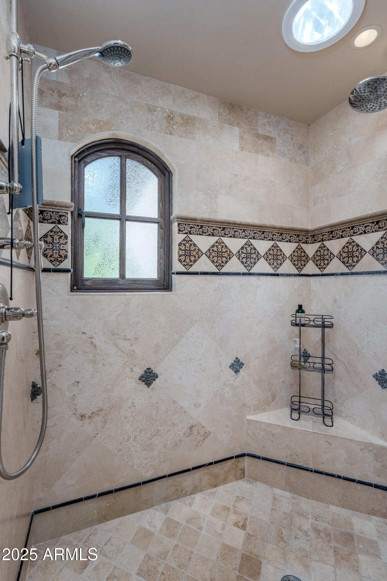 330 Eagle Mountain Ranch Road Sedona, AZ 86336 - Photo 33 of 87 a bathroom with a granite countertop sink a mirror and shower