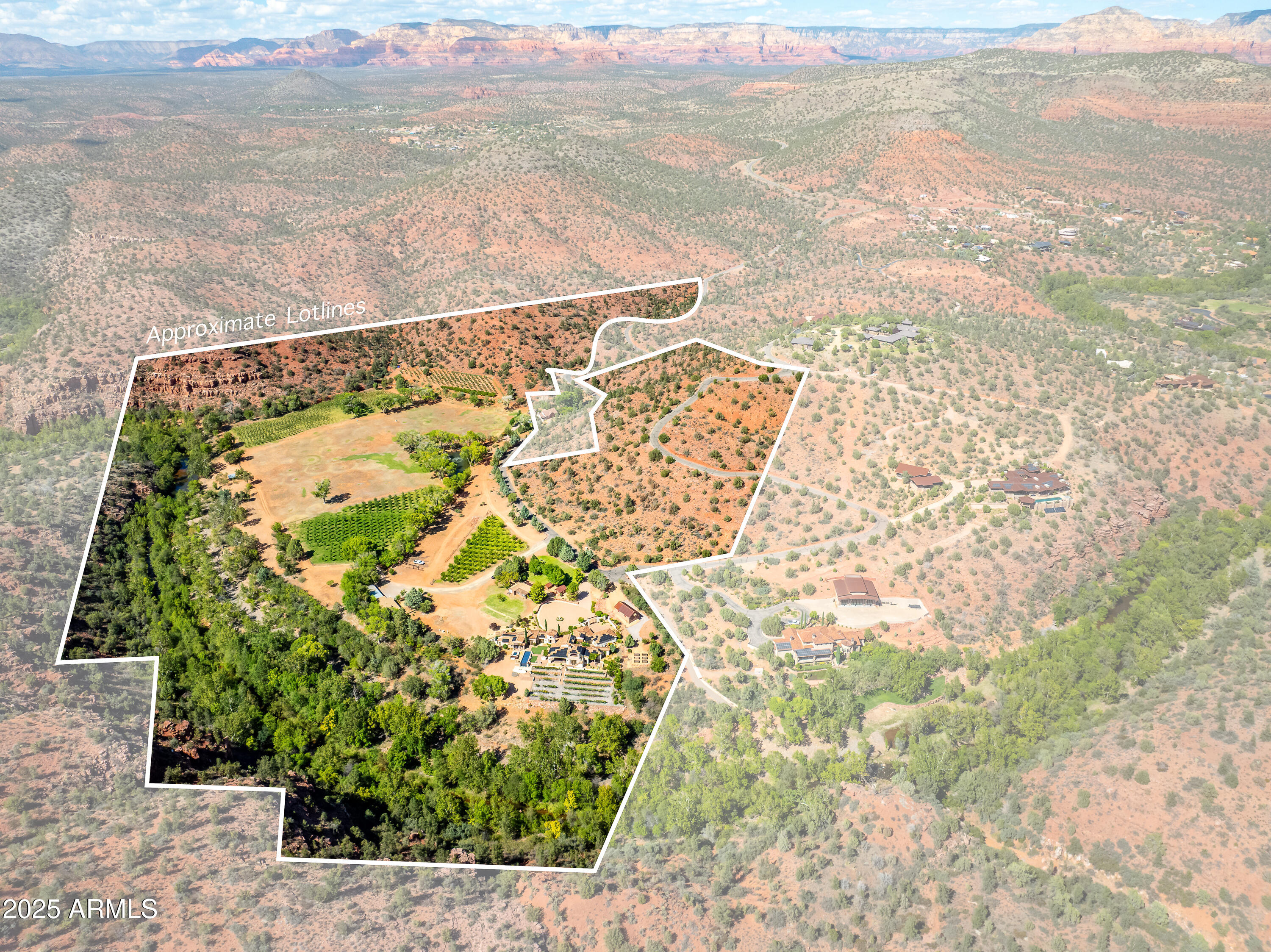 330 Eagle Mountain Ranch Road Sedona, AZ 86336 - Photo 67 of 87 Approximation of 10 lot lines
