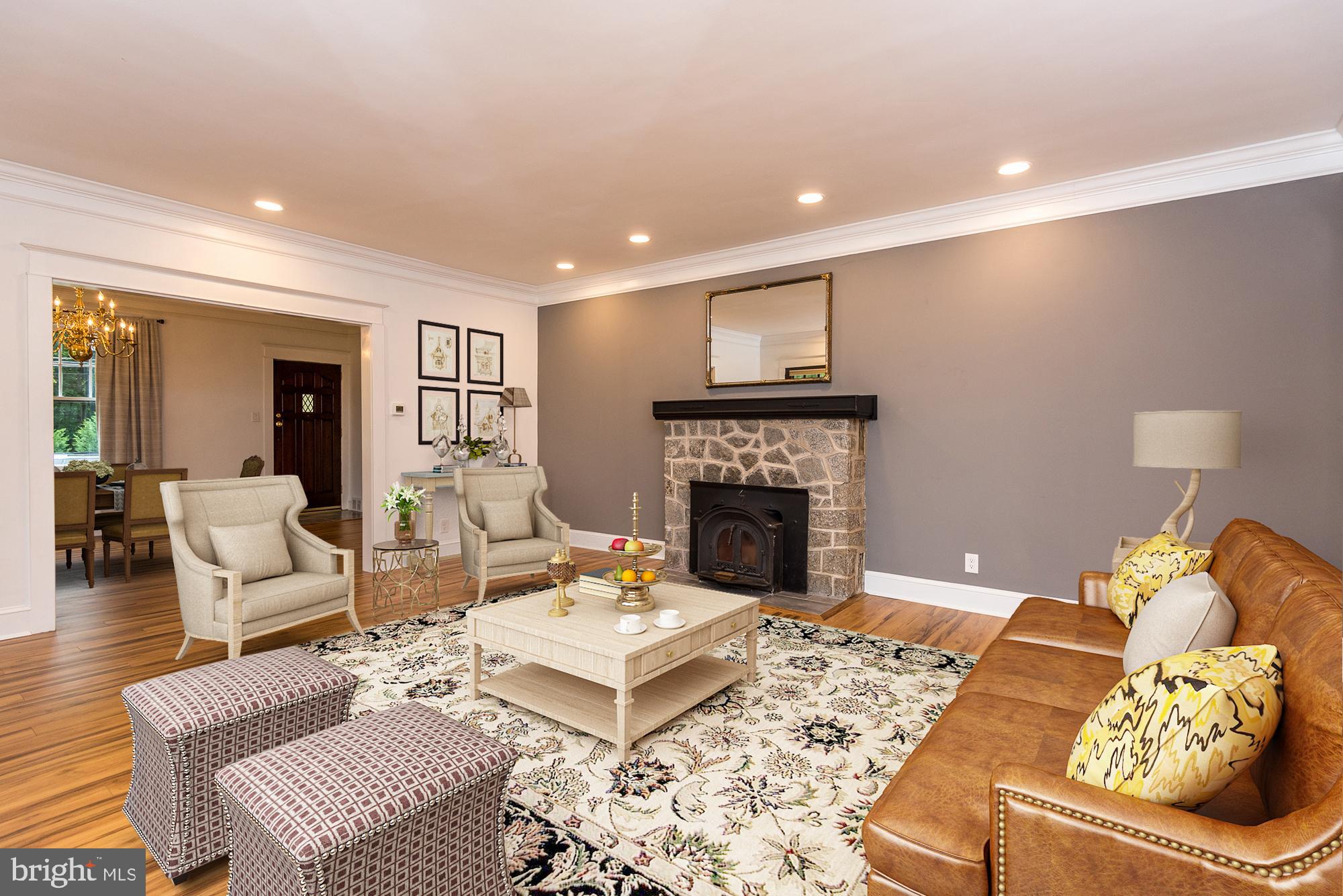 992 Almshouse Road Jamison, PA 18929 - Photo 9 of 37 Living Rm Virtually Staged