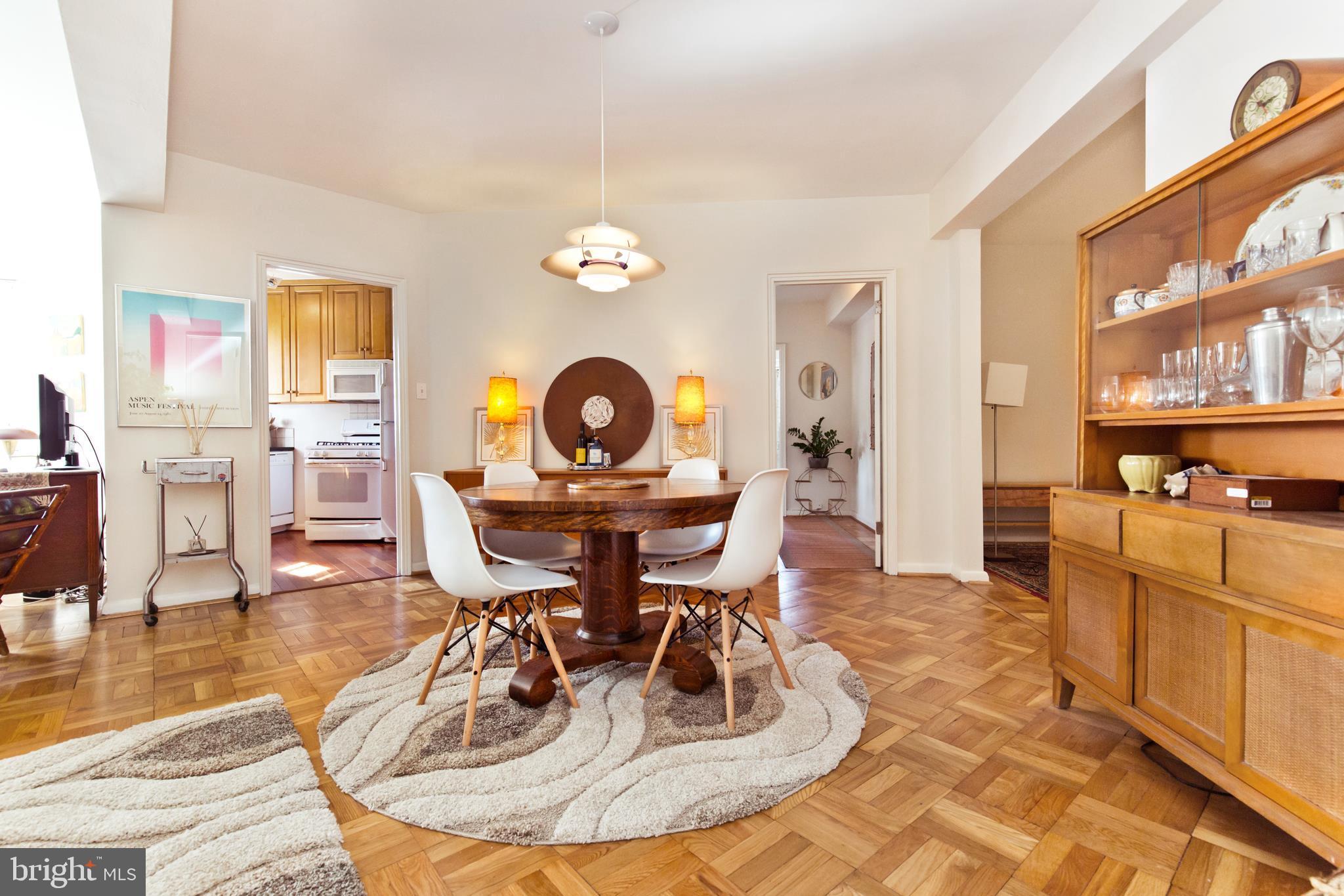 2500 Q Street Northwest, Unit 727 Washington, DC 20007 - Photo 12 of 42 Dining area is perfect for entertaining
