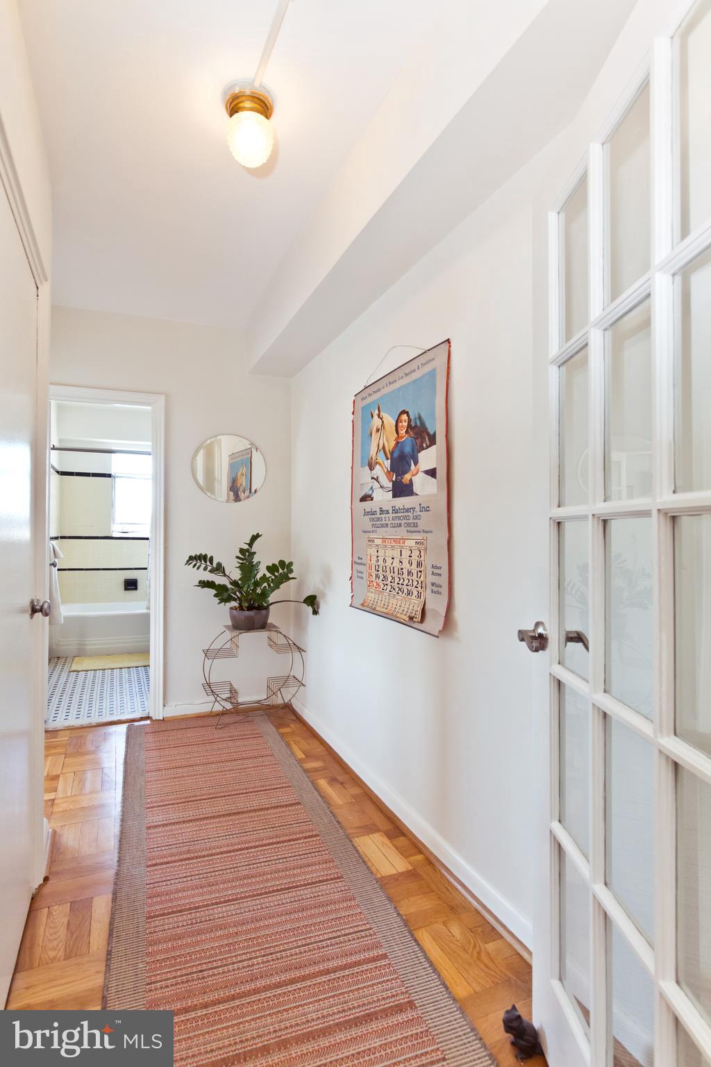2500 Q Street Northwest, Unit 727 Washington, DC 20007 - Photo 20 of 42 Hallway w/door to privatize bedroom suite