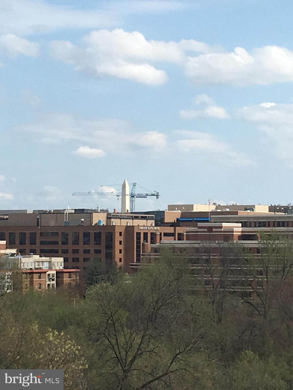 2500 Q Street Northwest, Unit 727 Washington, DC 20007 - Photo 4 of 42 View of Washington Monument from Living Room