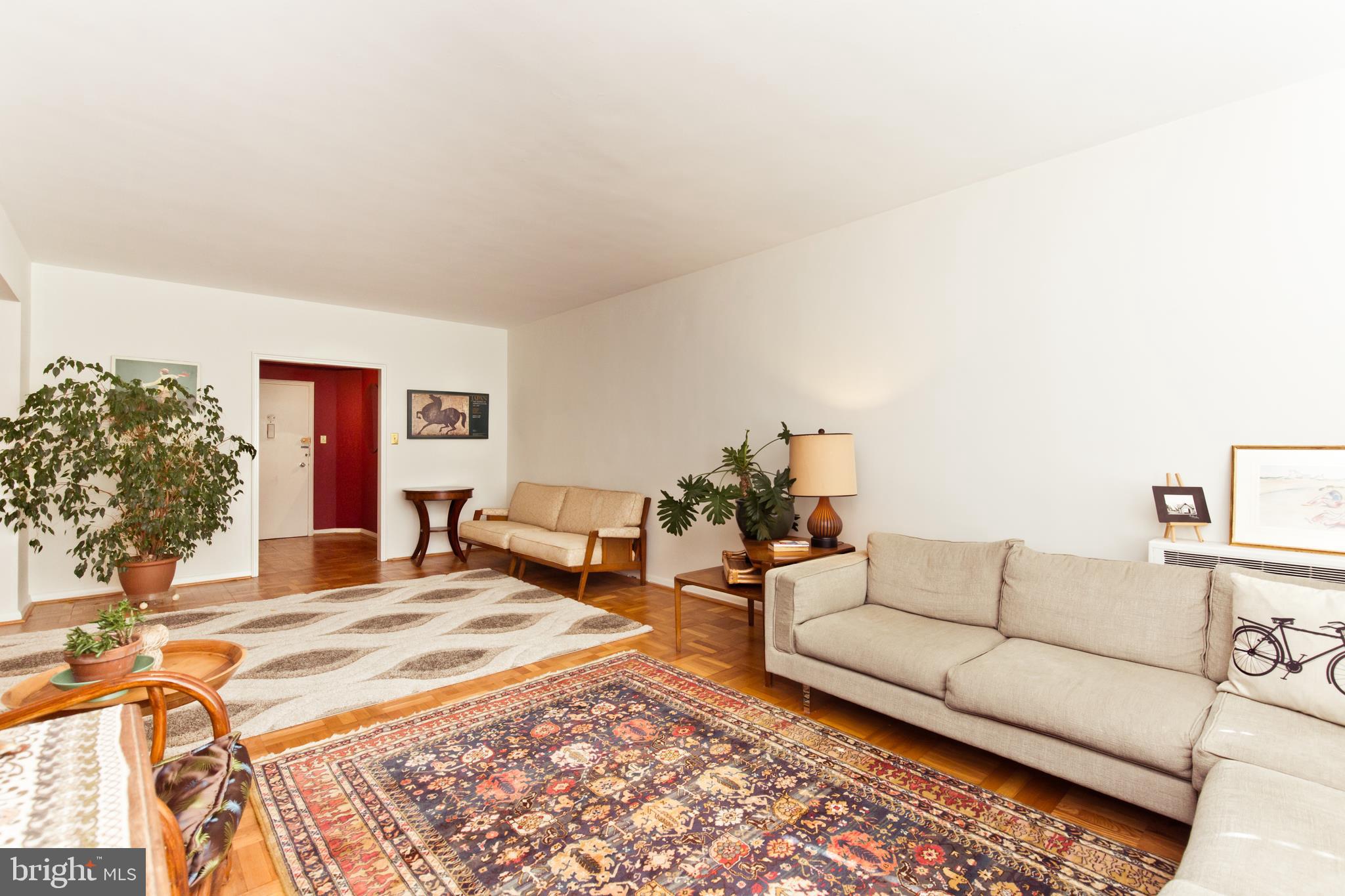 2500 Q Street Northwest, Unit 727 Washington, DC 20007 - Photo 5 of 42 Living room looking toward foyer