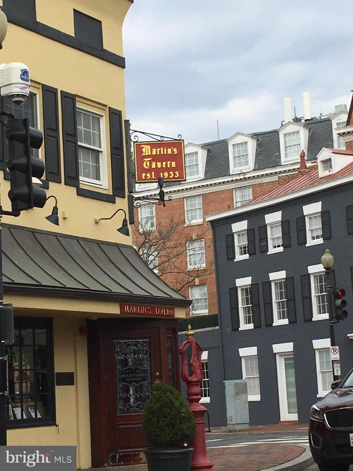 2500 Q Street Northwest, Unit 727 Washington, DC 20007 - Photo 42 of 42 Martin's Tavern, one of many local restaurants.