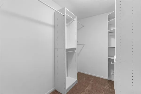 a view of walk in closet