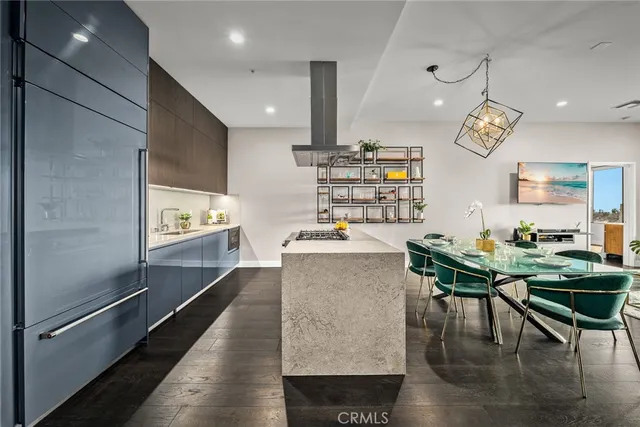 a kitchen with counter space cabinets and appliances