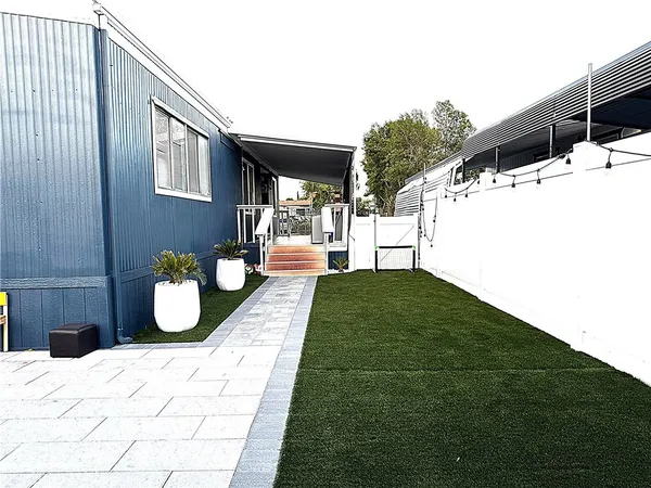 a house view with a sitting space