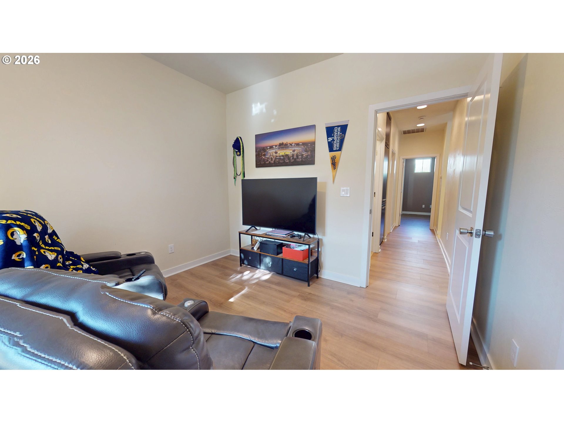 375 Mia Lane Eugene, OR 97401 - Photo 26 of 44 a living room with furniture and a flat screen tv