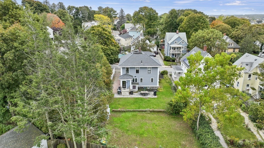 20 Columbus Avenue Beverly, MA 01915 - Photo 38 of 39 an aerial view of a house with a yard swimming pool patio and outdoor seating