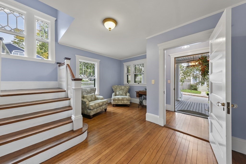 20 Columbus Avenue Beverly, MA 01915 - Photo 5 of 39 a living room with furniture and a wooden floor