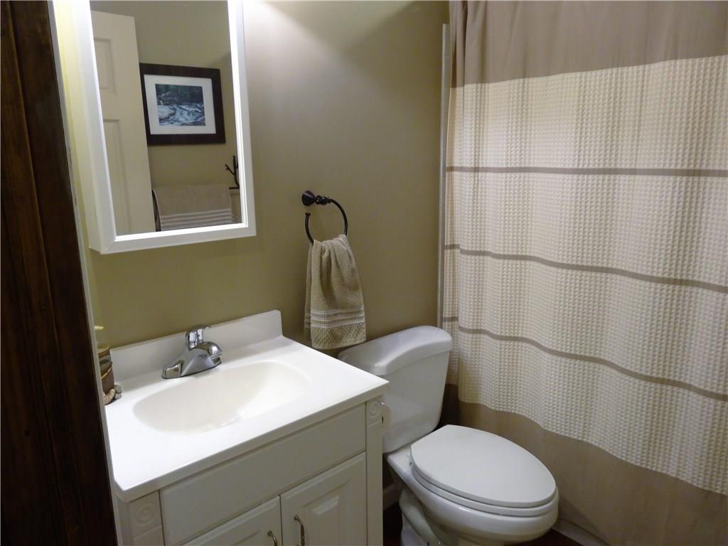 4206 Greenridge Road Pittsburgh, PA 15234 - Photo 22 of 25 Full bath in basement (allowed current owners to use gameroom as an occasional guest suite)