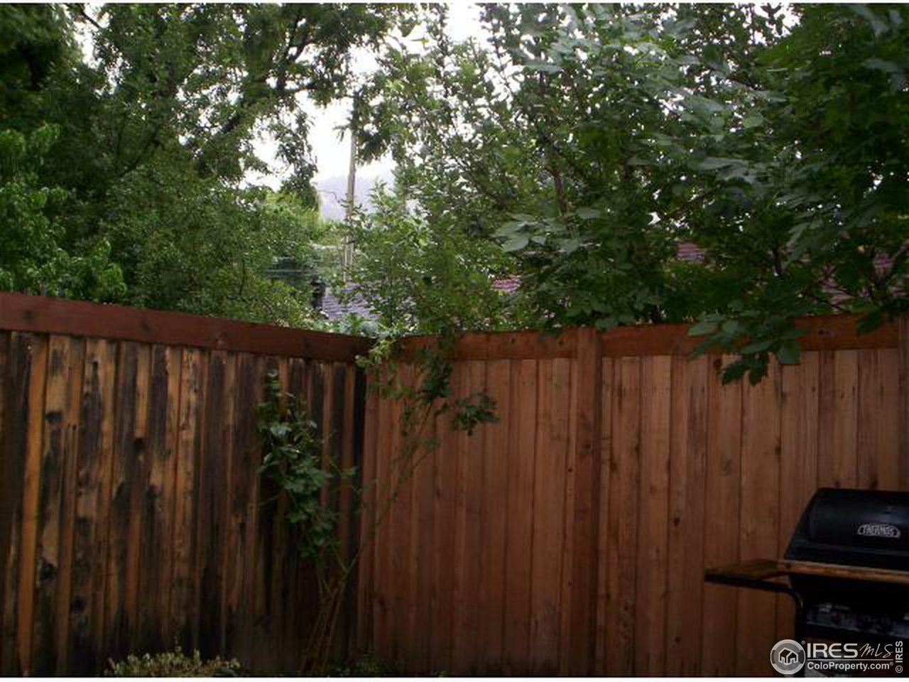 412 Pearl Street Boulder, CO 80302 - Photo 6 of 12 a view of a backyard with wooden fence