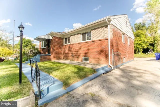 a view of swimming pool with a yard