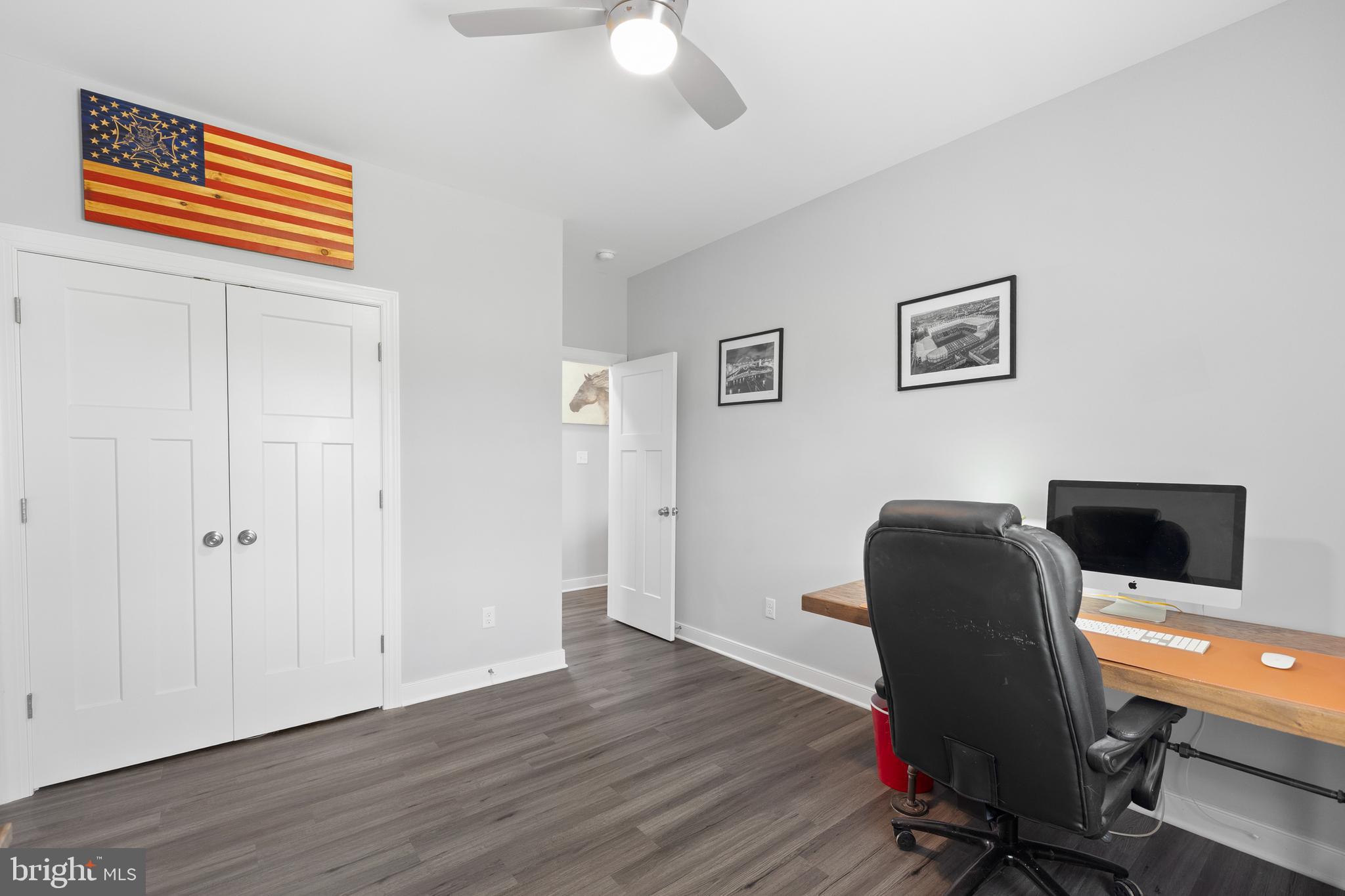 5175 Paynes Mill Road Bumpass, VA 23024 - Photo 30 of 55 a view of a workspace with furniture and wooden floor