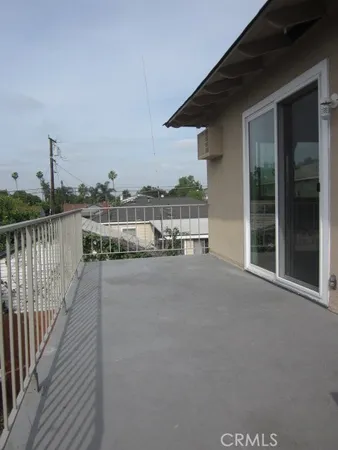 a view of balcony with city view