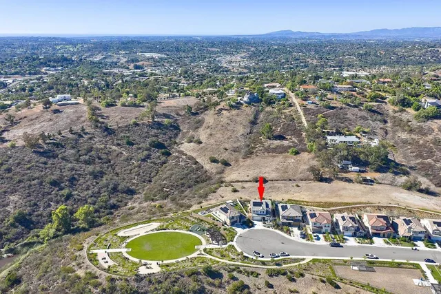 a view of a city with an outdoor space