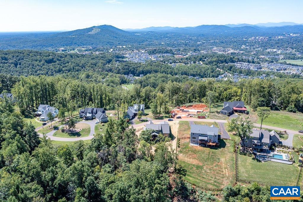 2399 Summit Ridge Trail Charlottesville, VA 22911 - Photo 52 of 54 an aerial view of a house with mountain view
