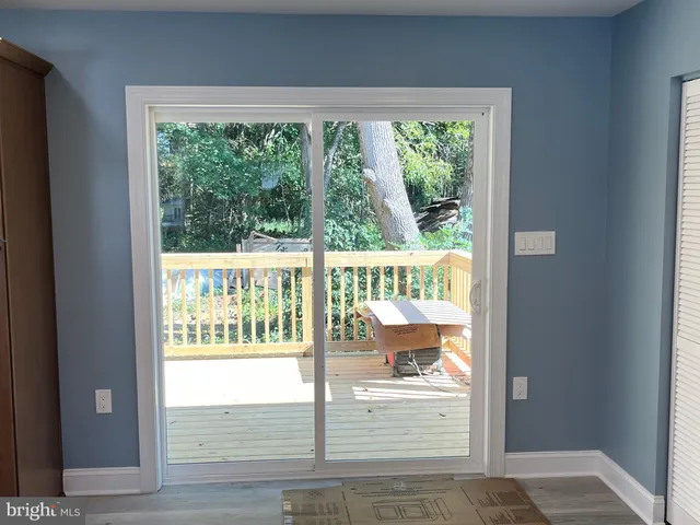 a house with trees in front of it