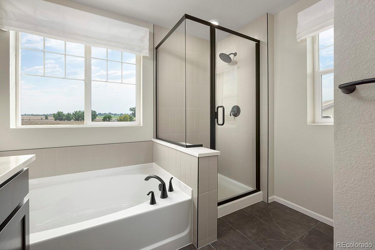 1717 Bloom Street Brighton, CO 80601 - Photo 11 of 11 a bathroom with a bathtub and a shower