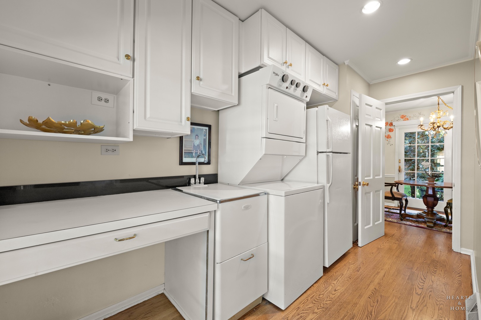 315 Old Mill Road Barrington, IL 60010 - Photo 19 of 37 a utility room with cabinets washer and dryer