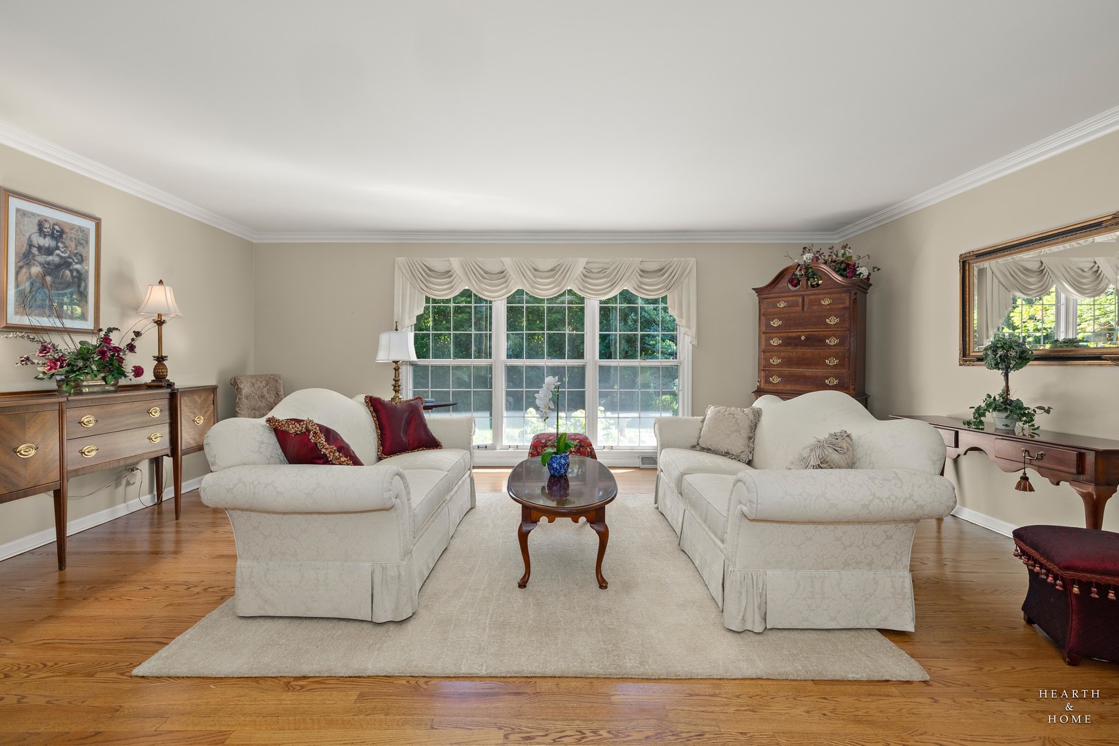 315 Old Mill Road Barrington, IL 60010 - Photo 8 of 37 a living room with furniture and a large window
