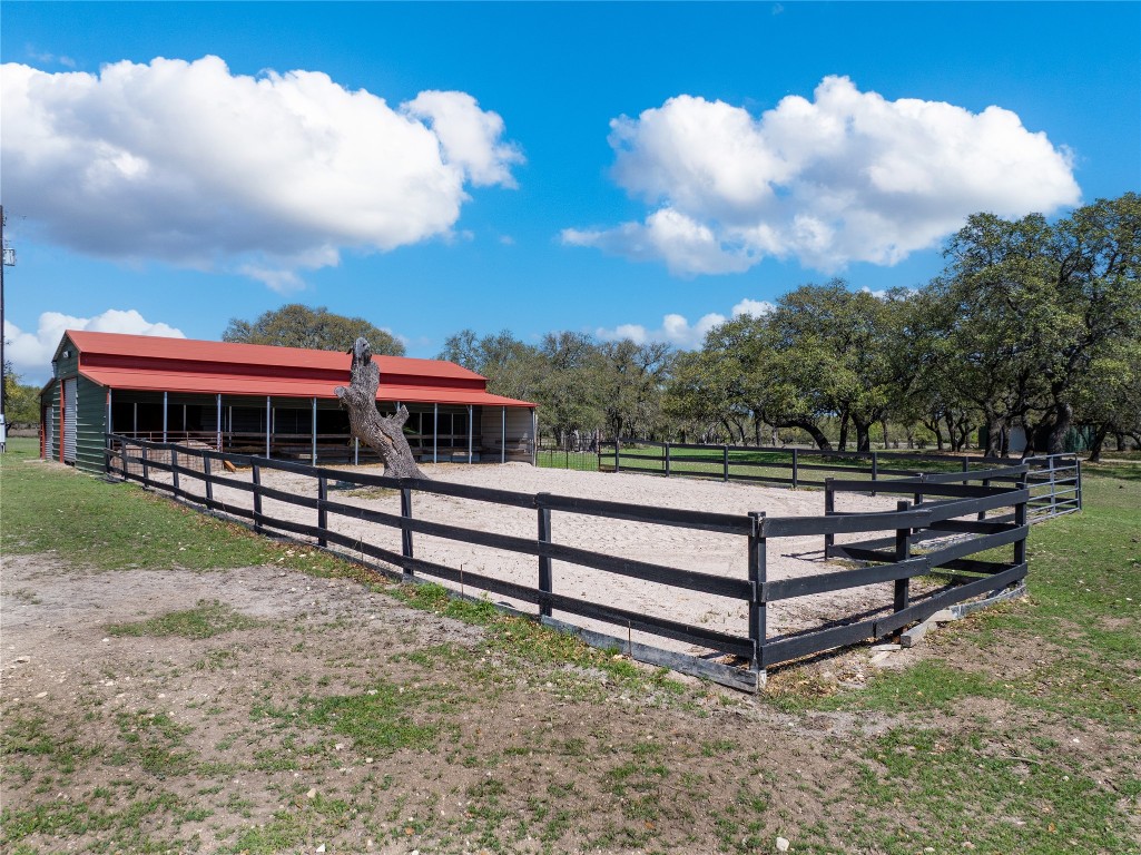 5525 Fm2340 Road Burnet, TX 78611 - Photo 34 of 39 Horse barn with a view of countryside