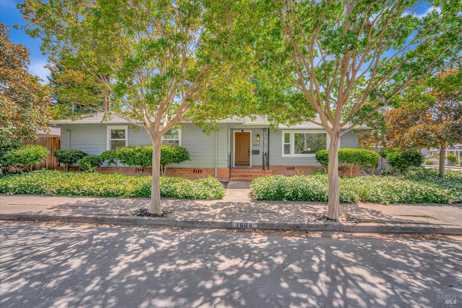 1604 El Rancho Way Santa Rosa, CA 95404 - Photo 1 of 1 a front view of a house with garden
