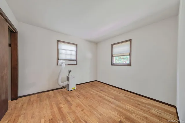 a view of empty room with a window