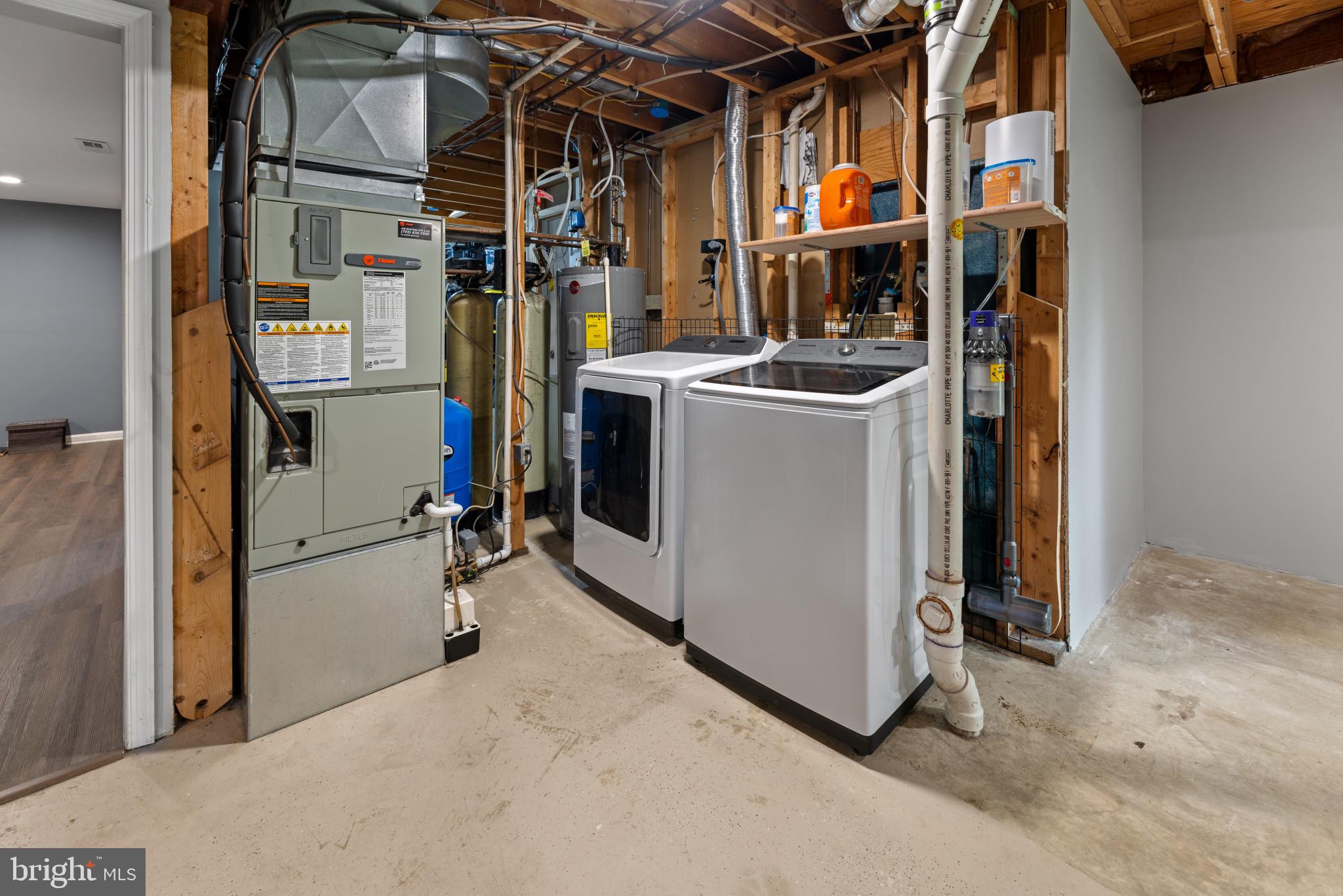 8973 Round Top Road Manassas, VA 20112 - Photo 32 of 46 Basement laundry