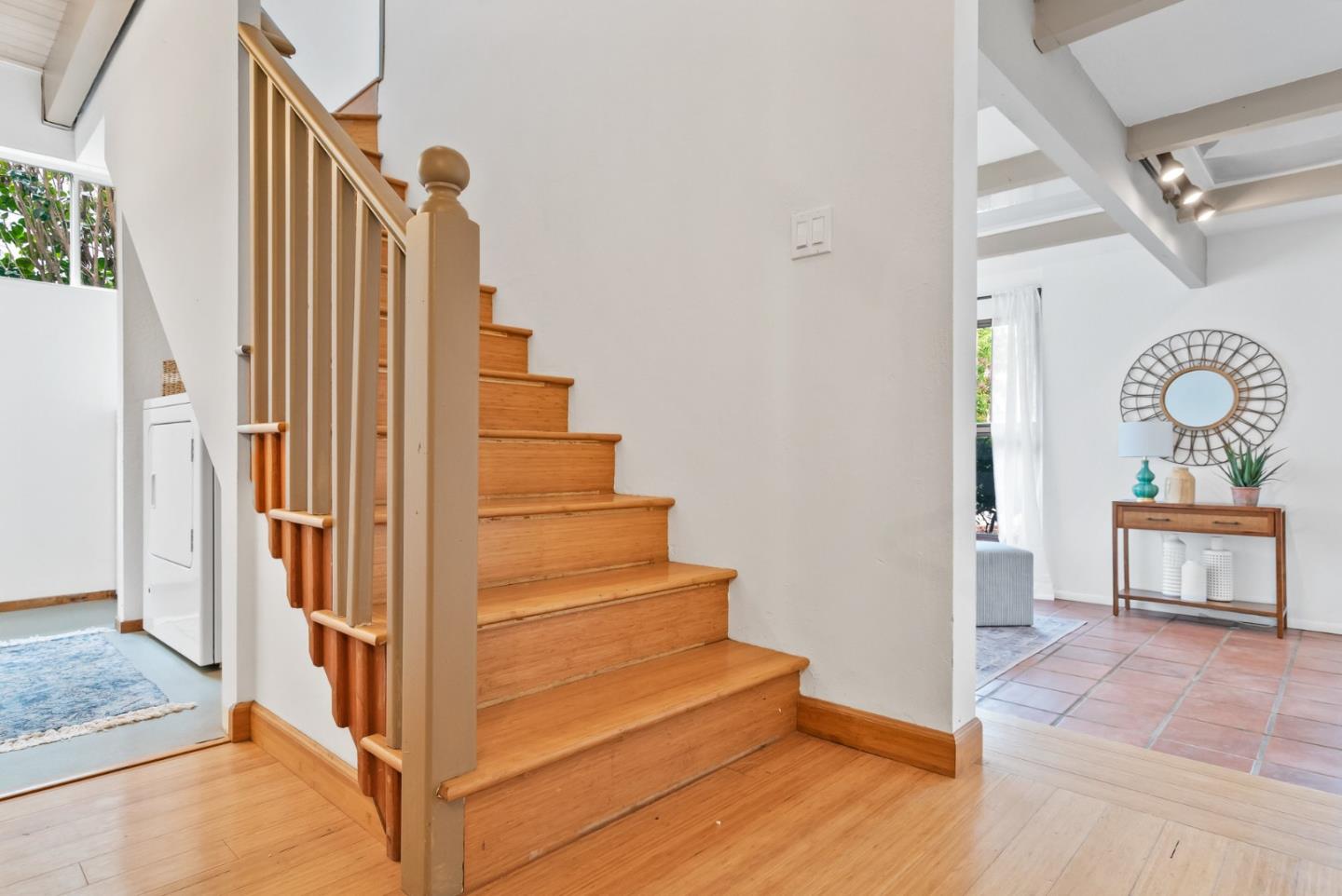 215 Martin Drive Aptos, CA 95003 - Photo 12 of 51 a view of entryway and hall with wooden floor