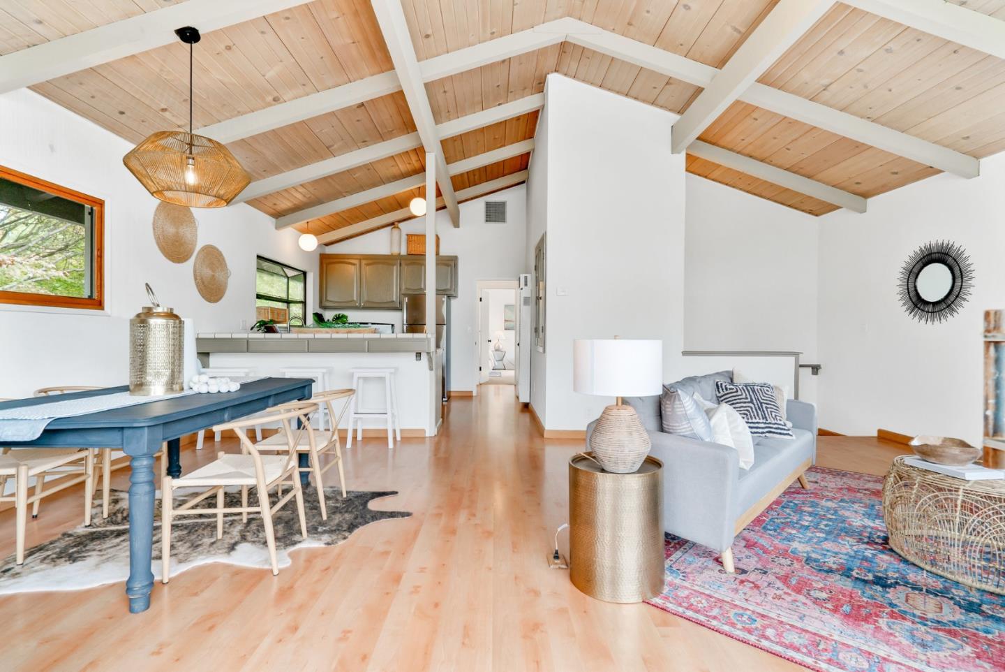 215 Martin Drive Aptos, CA 95003 - Photo 16 of 51 a living room with furniture and a wooden floor