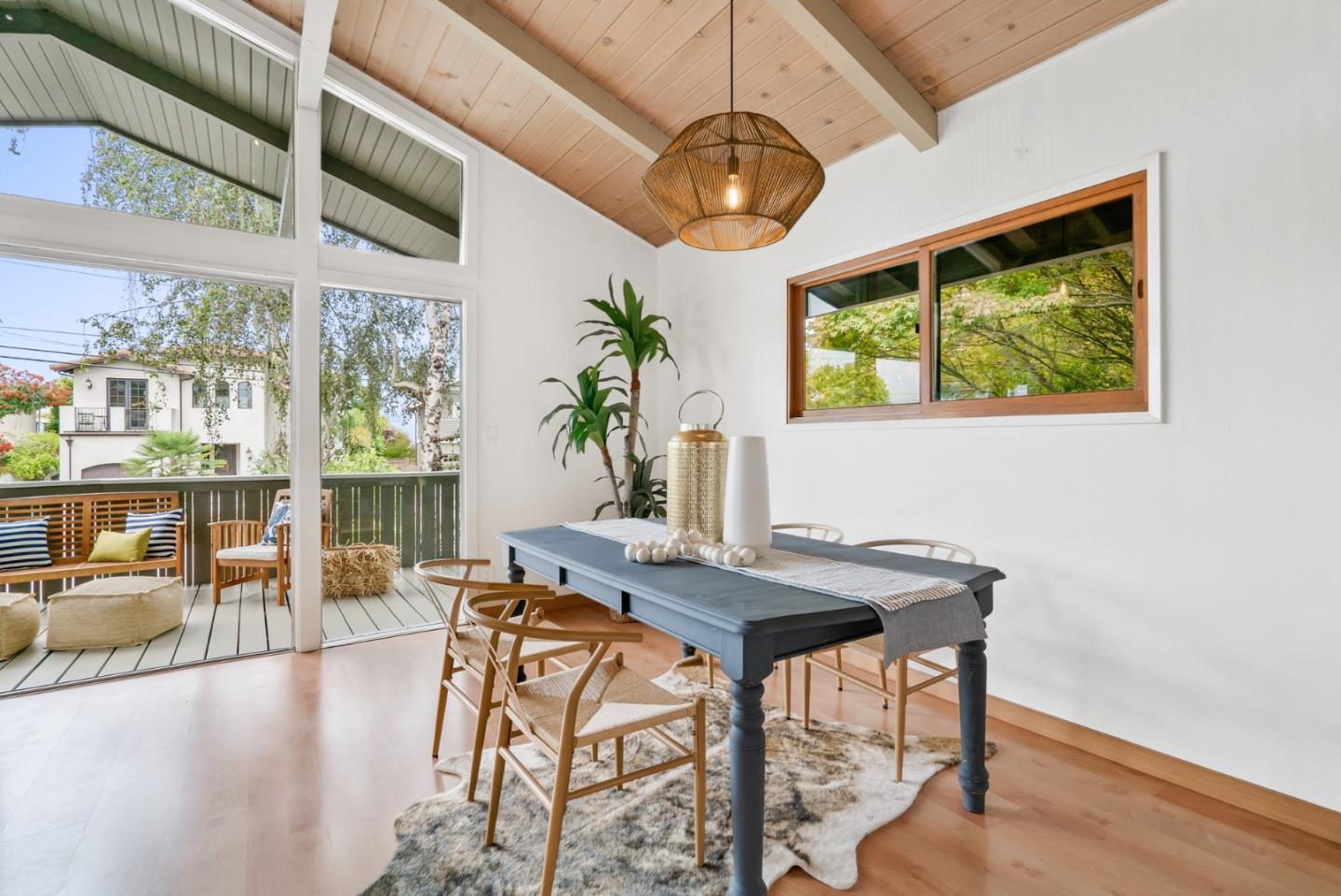 215 Martin Drive Aptos, CA 95003 - Photo 18 of 51 a view of a dining room with furniture window and wooden floor