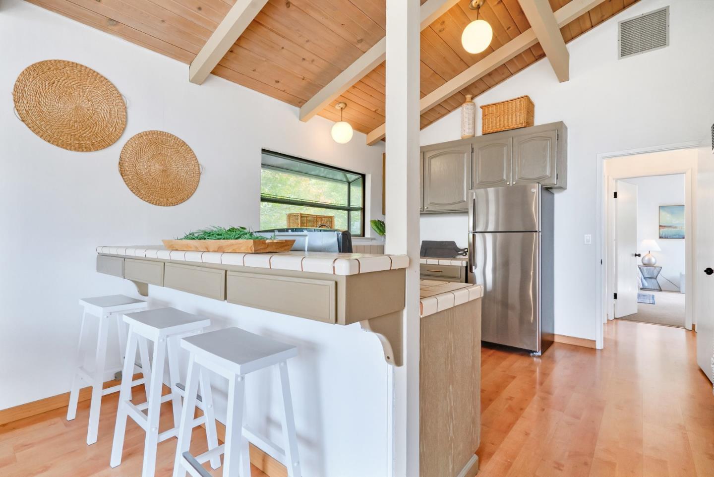215 Martin Drive Aptos, CA 95003 - Photo 24 of 51 a open kitchen with a refrigerator a oven and a sink