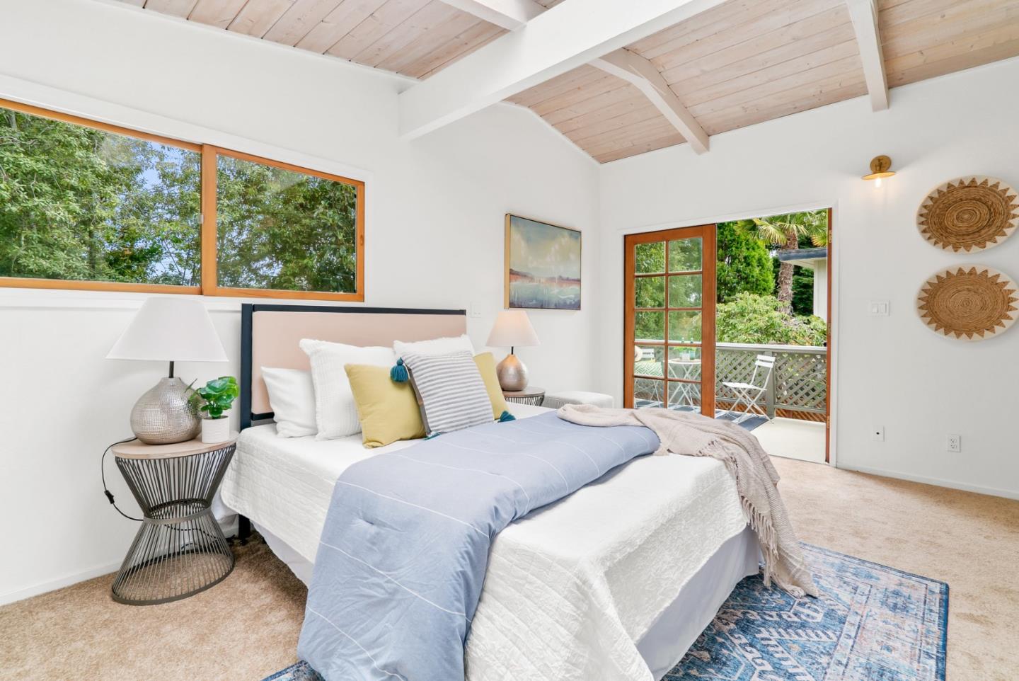 215 Martin Drive Aptos, CA 95003 - Photo 32 of 51 a bed room with a bed and a chair