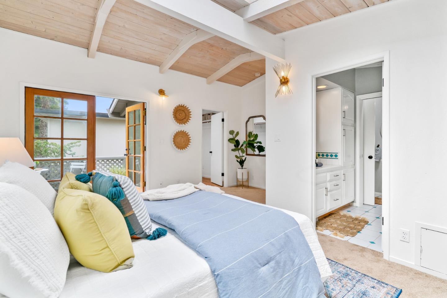 215 Martin Drive Aptos, CA 95003 - Photo 33 of 51 a bedroom with a bed and a window