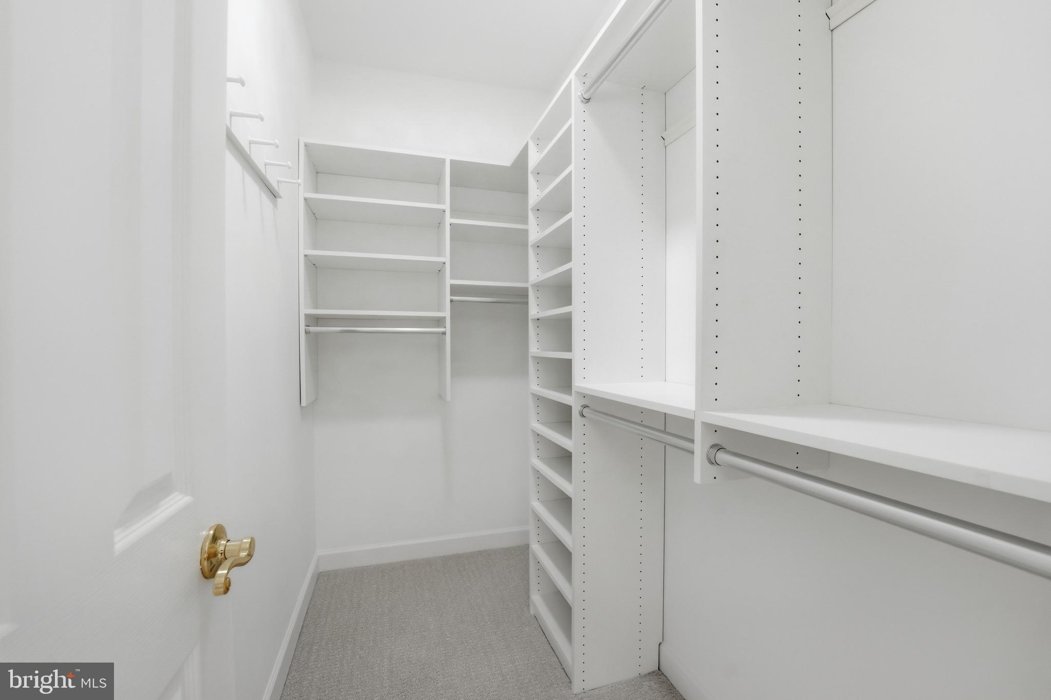 1919 Logan Manor Drive Reston, VA 20190 - Photo 30 of 54 a view of walk in closet with empty racks
