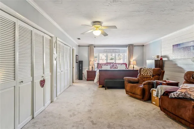 a room with furniture and wooden floor